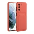 thumbnail image 1 of Nalacover for Samsung Galaxy S23 Plus Card Slot Slim Case, Soft Silicone/Rubber/TPU Shockproof Anti-Scratches Lightweight Cover for Samsung Galaxy S23 Plus - Rose, 1 of 5