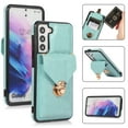 thumbnail image 1 of Nalacover for Samsung Galaxy S23 Plus Wallet Case Crossbody, Phone Case with Card Holder Shoulder Strap, Elegant PU Leather Metal Buckle Purse Cover for Galaxy S23 Plus Women Girls - Green, 1 of 7