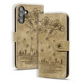 thumbnail image 1 of Nalacover for Samsung Galaxy S23 Plus Wallet Case, Flower Cat Embossed Pattern Magnetic Premium PU Leather Soft Silicone Shockproof Cover with Card Slots Holder Kickstand Flip Folio Case,Brown, 1 of 8