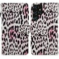 thumbnail image 1 of Nalacover for Samsung Galaxy S23 Ultra Pattern Printing Wallet Case with Card Slots Kickstand, PU Leather Magnetic Clasp Wrist Hand Strap Shockproof Flip Cover for Galaxy S23 Ultra, Leopard, 1 of 6