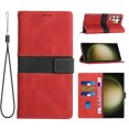 thumbnail image 1 of Nalacover for Samsung Galaxy S23 Ultra Wallet Case, Stylish PU Leather Card Slots Holder Flip Folio Cover with Kickstand Magnetic Clasp Soft Silicone Shockproof Protective Case,Red, 1 of 6