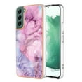 thumbnail image 1 of Nalacover for Samsung Galaxy S24 Marble Pattern Slim Case Compatible with MagSafe Wireless Charging, Soft Silicone/TPU Shockproof Non-Yellowing Lightweight Protective Cover, Pink, 1 of 8