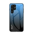 thumbnail image 1 of Nalacover for Samsung Galaxy S25 Ultra Tempered Glass Case, Micro-Frosted Frame Lightweight Slim Shockproof Protective Gradient Phone Cover for Samsung Galaxy S25 Ultra, Blue, 1 of 8