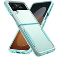 thumbnail image 1 of Nalacover for Samsung Galaxy Z Flip 4 Case: Dual Layer Protective Heavy Duty Cell Phone Case Shockproof Rugged Bumper Tough Hand Grip - Military Grade Drop Tested for Samsung Galaxy Z Flip 4, Green, 1 of 7