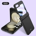 thumbnail image 1 of Nalacover for Samsung Galaxy Z Flip5 Skin-Feel Rugged Case with HD Tempered Glass Screen Protector Hinge Protection, Hybrid PC + TPU Shockproof Anti-Scratches Cover for Galaxy Z Flip5,Black, 1 of 8