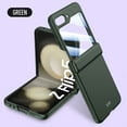 thumbnail image 1 of Nalacover for Samsung Galaxy Z Flip5 Skin-Feel Rugged Case with HD Tempered Glass Screen Protector Hinge Protection, Hybrid PC + TPU Shockproof Anti-Scratches Cover for Galaxy Z Flip5,Green, 1 of 8