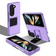 thumbnail image 1 of Nalacover for Samsung Galaxy Z Fold 5 5G, Folding of Three-Dimensional Support Kickstand Hard PC Back Shockproof Bumper Protective Luxury Silicone Phone Cover For Samsung Galaxy Z Fold 5 5G, Purple, 1 of 10