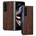 thumbnail image 1 of Nalacover for Samsung Galaxy Z Fold 5 Case, Wooden Patterned Shockproof Luxury Folded Anti-Scratch Camera & Screen Raised Protection Phone Cover for Samsung Z Z Fold5 2023,
Walnut, 1 of 9