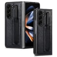 thumbnail image 1 of Nalacover for Samsung Galaxy Z Fold5 Case with S Pen Holder, Premium PU Leather Shockproof Folding Cover Compatible with MagSafe Wireless Charging Case for Samsung Galaxy Z Fold5, Black, 1 of 9