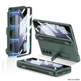 thumbnail image 1 of Nalacover for Samsung Galaxy Z Fold5 Kickstand Case with Built-in Screen Protective Film, Rugged PC Side Pen Slot Magnetic Hinge Protection Shockproof Phone Cover for Samsung Galaxy Z Fold5,Green, 1 of 6