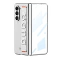 thumbnail image 1 of Nalacover for Samsung Galaxy Z Fold5 Wristband Ultra Thin Case, Elastic Strap Rugged PC Shockproof Slim Cover, Compatible with MagSafe Support Wireless Charging Case,Silver, 1 of 8