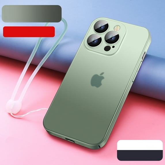 Nalacover Silicone Phone Case for iPhone 14 Pro, Gradient Color Transparent Soft TPU Phone Cover,Shockproof Wrist Strap Case,for Women Girls Protective Case For iPhone 14 Pro, Green