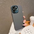 thumbnail image 1 of Nalacover Skin-Feel Slim Case for iPhone 14 Plus with Lens Protector, Plain PC Shockproof Non-yellowing Enhanced Camera Protection Phone Case for iPhone 14 Plus, Darkgray, 1 of 9