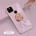 thumbnail image 1 of Nalacover Slim Case for Google Pixel 5a 5G,Cute Cartoon 6D Plating Astronaut Hidden Magnetic Ring Kickstand Soft TPU Shockproof Corner Protection Drop Proof Edge Bumper Cover.Purple, 1 of 9