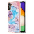 thumbnail image 1 of Nalacover Slim Case for Samsung Galaxy A24 4G, Fish Scale Marble Pattern Phone Case for Women Girls Compatible with MagSafe, TPU Shockproof Scratch Resistant Protection Cover, Blue Marble, 1 of 5