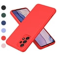 thumbnail image 1 of Nalacover Slim Case for Samsung Galaxy A32 5G,Full Body Protection Shockproof Stylish Liquid Smooth TPU Silicone Rubber Anti-drop Wear-resitant Camera Raised Lips Soft Back Phone Cover.Red, 1 of 7