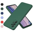 thumbnail image 1 of Nalacover Slim Case for Samsung Galaxy A32 5G,Full Body Protection Shockproof Stylish Liquid Smooth TPU Silicone Rubber Anti-drop Wear-resitant Camera Raised Lips Soft Back Phone Cover.Darkgreen, 1 of 7