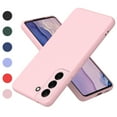 thumbnail image 1 of Nalacover Slim Case for Samsung Galaxy S22,Full Body Protection Shockproof Stylish Liquid Smooth TPU Silicone Rubber Anti-drop Wear-resitant Camera Raised Lips Soft Back Phone Cover.Pink, 1 of 7
