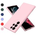 thumbnail image 1 of Nalacover Slim Case for Samsung Galaxy S22 Plus,Full Body Protection Shockproof Stylish Liquid Smooth TPU Silicone Rubber Anti-drop Wear-resitant Camera Raised Lips Soft Back Phone Cover.Pink, 1 of 7
