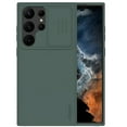 thumbnail image 1 of Nalacover Slim Case for Samsung Galaxy S23 Ultra 6.8" Liquid Silicone Phone Case with Camera Lens Sliding Cover, Soft Microfiber Lining Full Coverage Protection Shockproof Case - Darkgreen, 1 of 7
