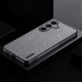 thumbnail image 1 of Nalacover Slim Case for Samsung Galaxy S24, Bark Pattern PU Leather Cover for Galaxy S24, Hybrid Shockproof Lens Protection Scratches Resistant Dustproof Phone Case, Gray, 1 of 11