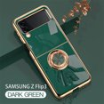 thumbnail image 1 of Nalacover Slim Case for Samsung Galaxy Z Flip 3 5G,Cute Cartoon 6D Plating Astronaut Hidden Magnetic Ring Kickstand Soft TPU Shockproof Corner Protection Drop Proof Edge Bumper Cover.Darkgreen, 1 of 7