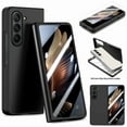 thumbnail image 1 of Nalacover Slim Case for Samsung Galaxy Z Fold5 with Screen Protective Film, Rugged PC Shockproof Matte Anti-Scratches Non-Slip Folding Cover for Samsung Galaxy Z Flip5 Women Men,Black, 1 of 7