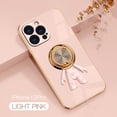 thumbnail image 1 of Nalacover Slim Case for iPhone 12 Pro 6.1 inch,Cute Cartoon 6D Plating Astronaut Hidden Magnetic Ring Kickstand Soft TPU Shockproof Corner Protection Drop Proof Edge Bumper Cover.Lightpink, 1 of 9