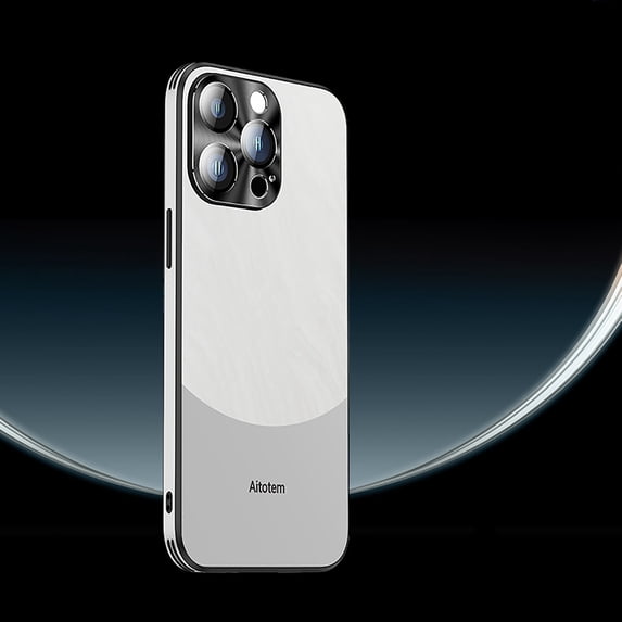 Nalacover Slim Case for iPhone 12 Pro Max, Skin-Feel Natural Colors Phone Case, Soft Rubber Bumper Shockproof Non-Slip Metal Lens Full Protection Case for iPhone 12 Pro Max, Silver
