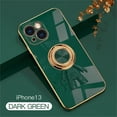 thumbnail image 1 of Nalacover Slim Case for iPhone 13 6.1 inch,Cute Cartoon 6D Plating Astronaut Hidden Magnetic Ring Kickstand Soft TPU Shockproof Corner Protection Drop Proof Edge Bumper Cover.Darkgreen, 1 of 10