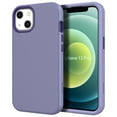 thumbnail image 1 of Nalacover Slim Case for iPhone 13 6.1 inch,Stylish Triple Layer Protection Hard PC + Soft TPU Silicone Hybrid Shockproof Camera Lens Protective Anti-drop Fit Back Phone Cover.Light Purple, 1 of 6