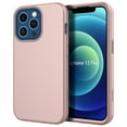 thumbnail image 1 of Nalacover Slim Case for iPhone 13  Pro 6.1 inch,Stylish Triple Layer Protection Hard PC + Soft TPU Silicone Hybrid Shockproof Camera Lens Protective Anti-drop Fit Back Phone Cover.Rosegold, 1 of 7