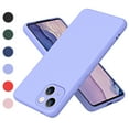 thumbnail image 1 of Nalacover Slim Case for iPhone 14,Full Body Protection Shockproof Stylish Liquid Smooth TPU Silicone Rubber Anti-drop Wear-resitant Camera Raised Lips Soft Back Phone Cover.For iPhone 14,Purple, 1 of 7