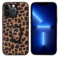 thumbnail image 1 of Nalacover Slim Case for iPhone 14 Pro Max, Ring Holder Kickstand Hybrid Rugged PC + TPU Shockproof Lens Protection Cover, Support Car Mount Holder Case for iPhone 14 Pro Max, Leopard Brown, 1 of 8