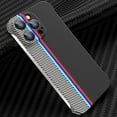 thumbnail image 1 of Nalacover Slim Case for iPhone 15 Plus, Carbon Fiber Pattern PC Ultra-Thin Bumper Frameless Borderless Minimalist Design Phone Case with Camera Lens Protector for Men Women,D, 1 of 8