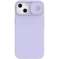 thumbnail image 1 of Nalacover Slim Case for iPhone 15 Plus Liquid Silicone Phone Case with Camera Lens Sliding Cover, Soft Microfiber Lining Full Coverage Protection Shockproof Case for iPhone 15 Plus - Purple, 1 of 9