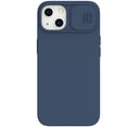 thumbnail image 1 of Nalacover Slim Case for iPhone 15 Plus Liquid Silicone Phone Case with Camera Lens Sliding Cover, Soft Microfiber Lining Full Coverage Protection Shockproof Case for iPhone 15 Plus - Blue, 1 of 9