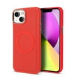 thumbnail image 1 of Nalacover Slim Magnetic Case for iPhone 15 Plus, Eye Design Lens Protection Soft Silicone Shockproof Cover Compatible with MagSafe Wireless Charging Car Mount Case for iPhone 15 Plus, Red, 1 of 8