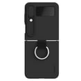 thumbnail image 1 of Nalacover Slim Ring Case for Samsung Galaxy Z Flip 4 Liquid Silicone Phone Case with Camera Lens Sliding Cover, Full Coverage Protection Shockproof Case for Samsung Galaxy Z Flip 4 - Black, 1 of 9
