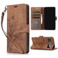 thumbnail image 1 of Nalacover Slim Wallet Case for Google Pixel 6 Pro, for Women Men, Embossed Pattern PU Leather Shockproof Magnetic Clasp Credit Card Slots Flip Kickstand Phone Case+Wrist Strap,Brown, 1 of 7