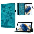 thumbnail image 1 of Nalacover Tablet Case for Samsung Galaxy Tab A9 8.7" 2023 Flip Wallet Case with Card Slots Elastic Band Pen Holder - Cute Butterflies Cat Pattern PU Leather Stand Shockproof Cover - Green, 1 of 8