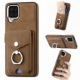 thumbnail image 1 of Nalacover Wallet Case for Samsung A12 4G, Premium Leather Case with Card Holder, 360°Rotation Ring Kickstand, RFID Blocking Protective Magnetic Back Clsoure Case for Samsung Galaxy A12 4G, Brown, 1 of 13