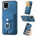 thumbnail image 1 of Nalacover Wallet Case for Samsung A22 4G, Premium Leather Case with Card Holder, 360°Rotation Ring Kickstand, RFID Blocking Protective Magnetic Back Clsoure Case for Samsung Galaxy A22 4G, Blue, 1 of 13