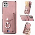 thumbnail image 1 of Nalacover Wallet Case for Samsung A22 5G, Premium Leather Case with Card Holder, 360°Rotation Ring Kickstand, RFID Blocking Protective Magnetic Back Clsoure Case for Samsung Galaxy A22 5G, Pink, 1 of 13