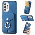 thumbnail image 1 of Nalacover Wallet Case for Samsung A73 5G, Premium Leather Case with Card Holder, 360°Rotation Ring Kickstand, RFID Blocking Protective Magnetic Back Clsoure Case for Samsung Galaxy A73 5G, Blue, 1 of 13