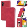 thumbnail image 1 of Nalacover Wallet Case for Samsung Galaxy A14 5G, Card Slots Holder Magnetic Closure Flip Folio Cover with Kickstand Bracket Luxury PU Leather Soft TPU Shockproof Case for Samsung A14 5G,Red, 1 of 5