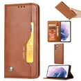 thumbnail image 1 of Nalacover Wallet Case for Samsung Galaxy A14 5G with Card Slots Holders Kickstand Magnetic Closure Cover, Premium PU Leather Soft TPU Shockproof Flip Folio Case for Samsung A14 5G,Brown, 1 of 6