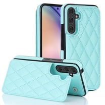 Nalacover Wallet Case for Samsung Galaxy A14 5G, RFID Blocking Card Slots Holder PU Leather Fashion Back Flip Cover with Kickstand Magnetic Buttons Shockproof Case for Samsung Galaxy A14 5G,Mint