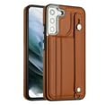thumbnail image 1 of Nalacover Wallet Case for Samsung Galaxy A15, Business PU Leather Unique Design Wristband Kickstand Credit Card Holder Slots Shockproof Scratch Resistant Phone Case for Samsung Galaxy A15,Brown, 1 of 6