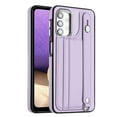 thumbnail image 1 of Nalacover Wallet Case for Samsung Galaxy A32 5G, Business PU Leather Unique Design Wristband Kickstand Credit Card Holder Slots Shockproof Scratch Resistant Phone Case for Samsung Galaxy A32 5G,Purple, 1 of 6